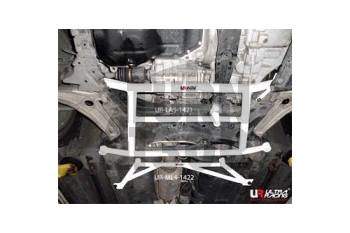 Ultra Racing 5 Points Front Subframe Brace Mitsubishi Lancer Evo 10
