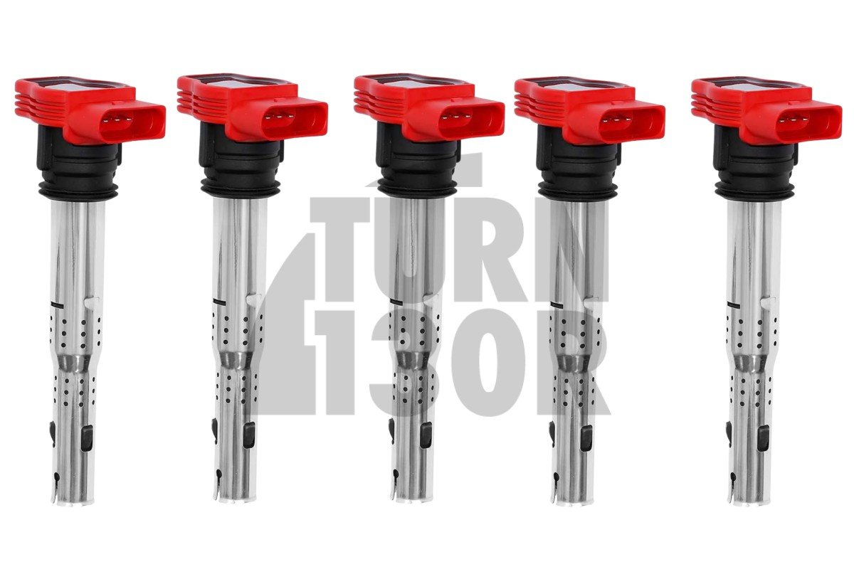 NGK red coil packs designed for Audi RS3 8P / 8V 367 and TTRS Mk2, compatible with the Audi R8