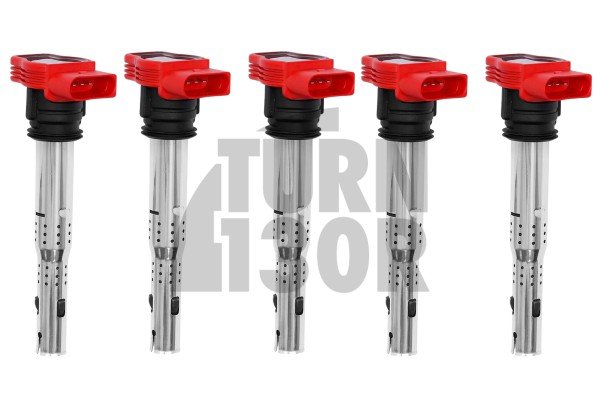 NGK red coil packs designed for Audi RS3 8P / 8V 367 and TTRS Mk2, compatible with the Audi R8