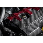 Eventuri Carbon Fiber / Red Kevlar Engine Cover for Audi RS3 8V.5 / TTRS 8S and RS3 8Y