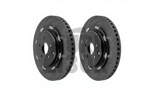 Dixcel FS Slotted Rear Brake Discs Nissan R35 GTR 380mm 