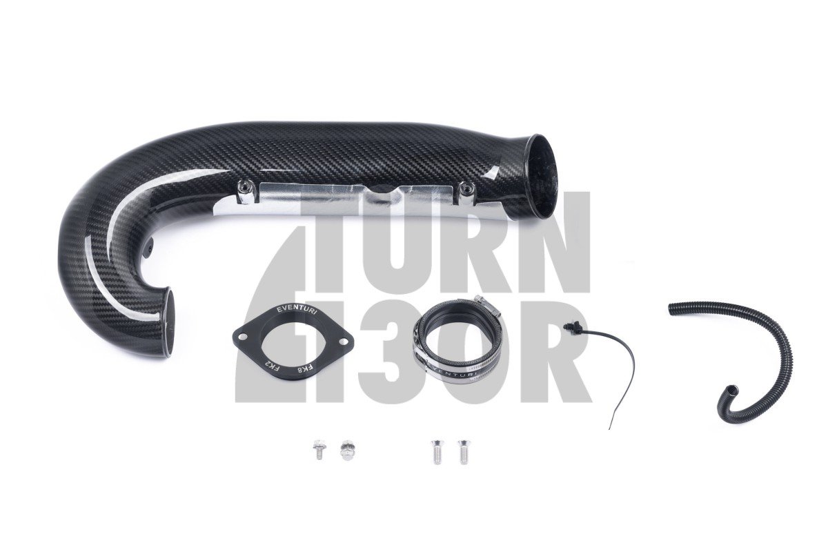 Eventuri   Carbon Fiber Turbo Inlet Pipe Honda Civic Type R FL5