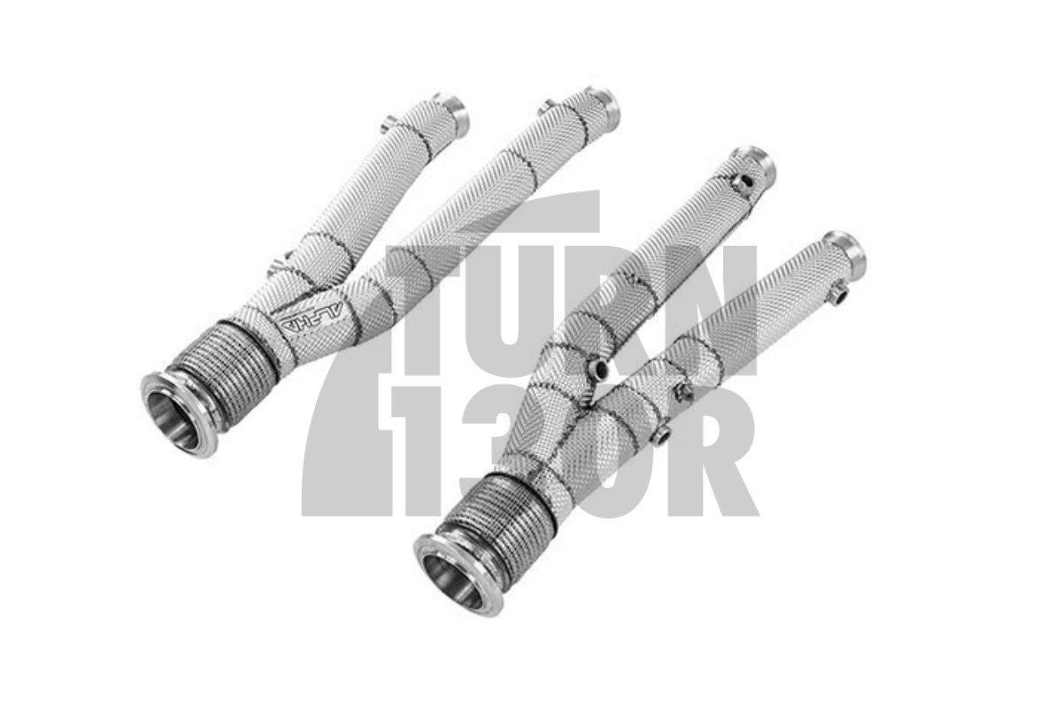 Alpha Competition Decat Downpipes for Lamborghini Aventador SVJ