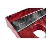 Honda Civic Type R FK2 / FK8 Carbon Fiber / Red Kevlar Engine Cover by Eventuri