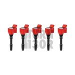 red ignition coils for Audi RS3 8V.5 and TTRS 8S 2.5 TFSI Alpha Competition